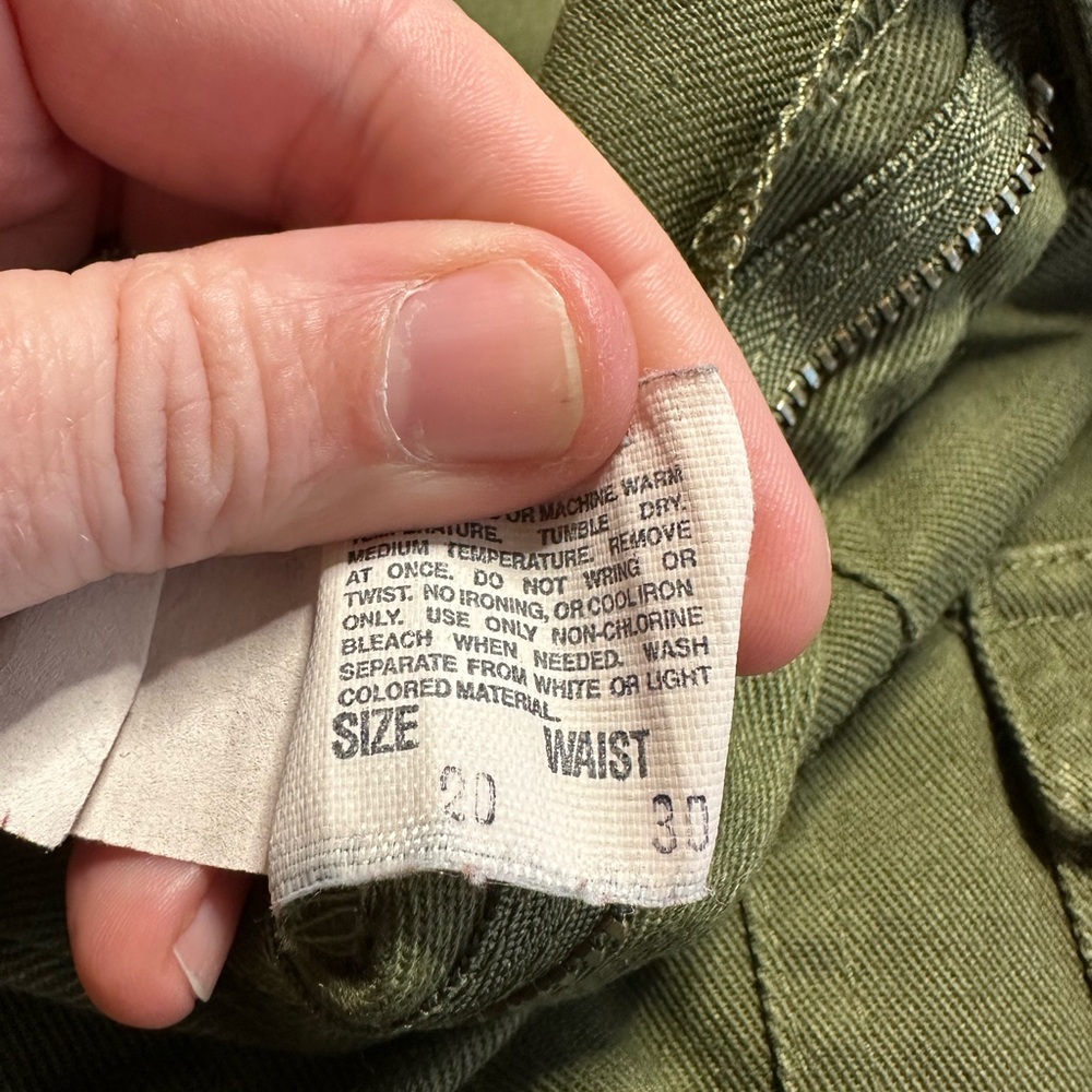 VTG Boy Scouts of America Uniform Pants  Green Cargo Shorts BSA - Picture 2 of 10